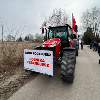 Przebieg protestu rolników