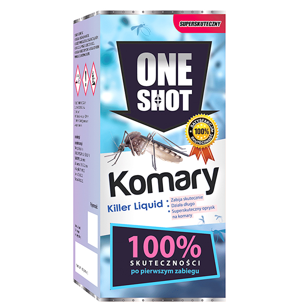 One Shot na Komary 250ML Komaropren PBO (niebieski)