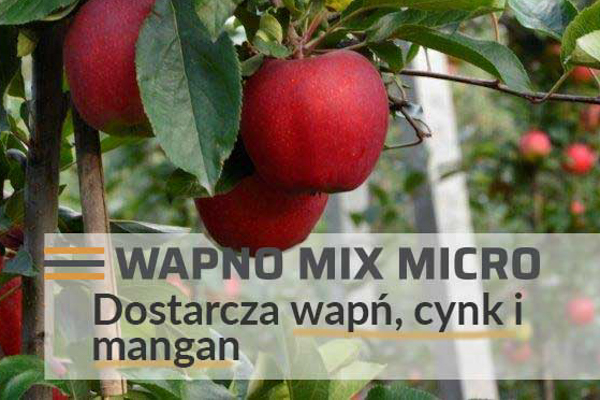 Wapno Mix Micro - lepsza jakość i trwałość owoców