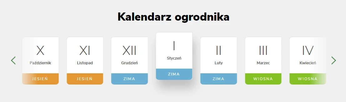 Kalendarz prac w ogrodzie 