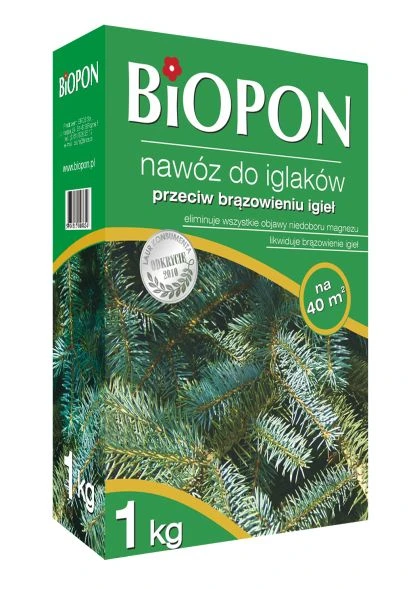 BIOPON NAWÓZ PRZECIW BRĄZOWIENIU IGLAKÓW  1KG