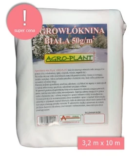 AGROWŁÓKNINA P50 BIAŁA UV 3,2mX10m