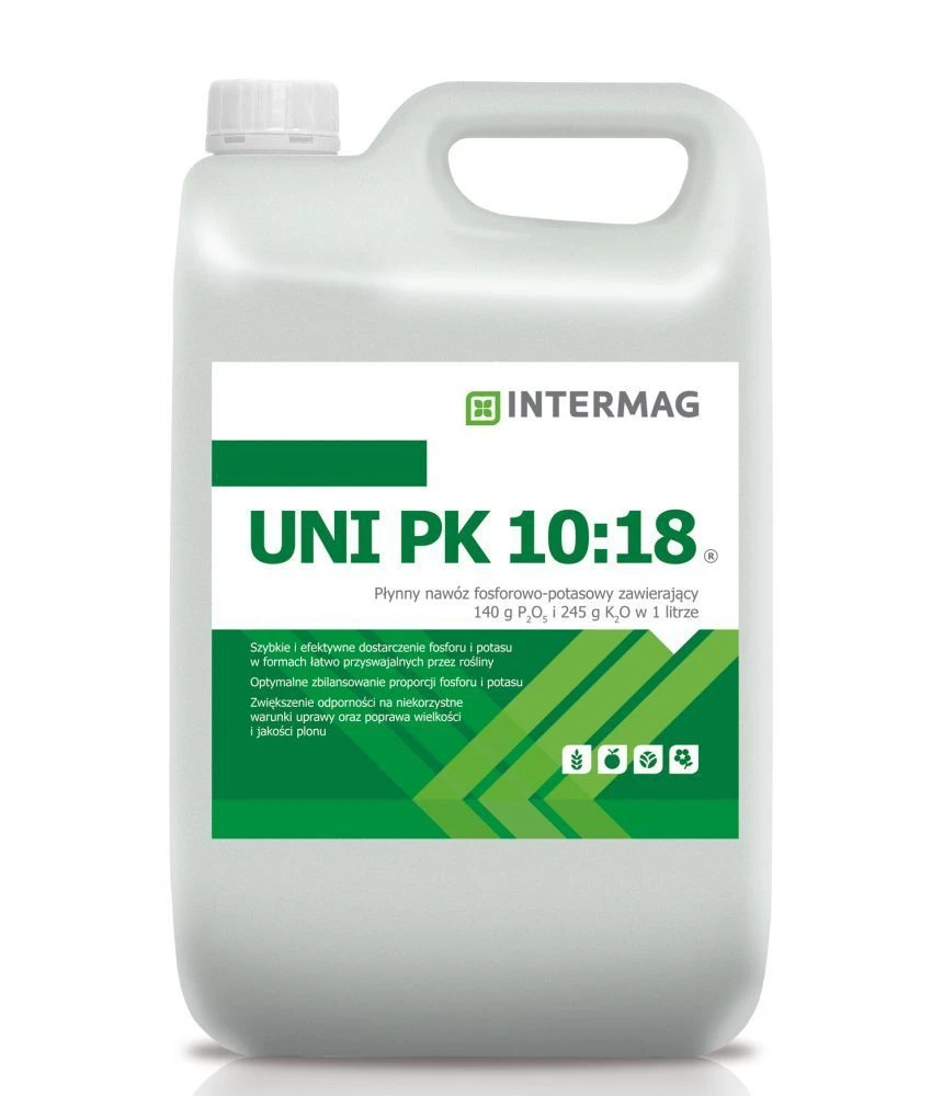 UNI PK 10-18 5L nawóz dolistny fosfor + potas
