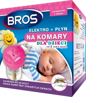 Elektro + Płyn na Komary dla Dzieci 60 Nocy Bros 