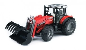 BRUDER traktor Massey Ferguson z ładowaczem 02042