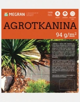 AGROTKANINA 94g/m2 CZARNA 1,6mx5mb paczki MEGRAN