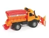 BRUDER piaskarka z pługiem 02572 UNIMOG