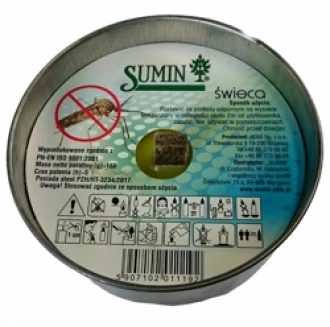 SUMIN ŚWIECA PRZECIW KOMAROM KPL 2SZT