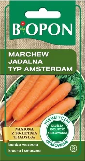 Marchew Jadalna Amsterdam Nasiona 4 g Biopon