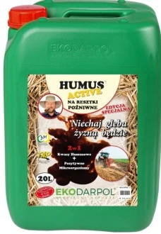 HUMUS ACTIVE PLUS NA RESZTKI POŻNIWNE 20L 