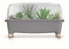 SZKLARNIA RESPANA PLANTER WOOD LOW SET ANTRACYTOWY ISEW780-S433