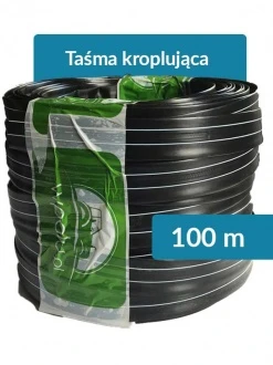 Taśma Politape 10 mil 5l/h 20 cm 100 m nawadnianie kropelkowe