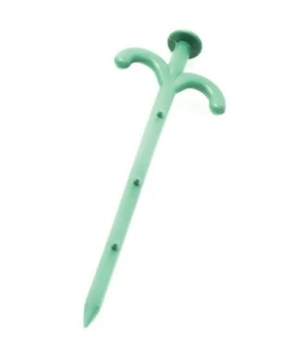 SZPILKI DO AGROWŁÓKNIN Y ZIELONE 25CM 10SZT