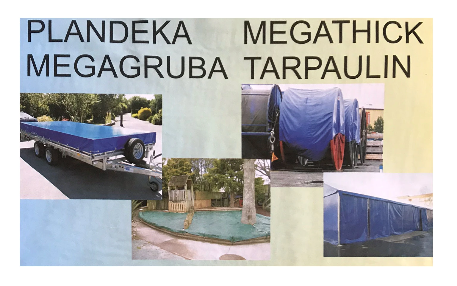 Plandeka 4x8 Srebrna