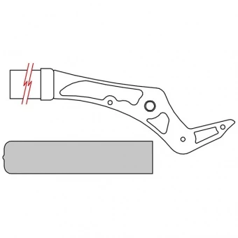 VESCO RĘKOJEŚĆ T30-R12 do T30 T40 80cm
