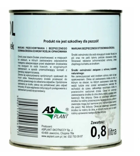 SILVAKOL 0,8L ochrona obgryzanie drzew SARNY ZAJĄCE