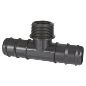 TRÓJNIK WCISK D20 x 3/4''x D20 do linii kroplujących 20 mm Poliext