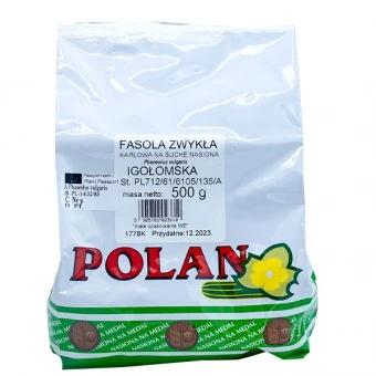 Fasola Karłowa Na Suche Nasiona Igołomska Nasiona  500 g
