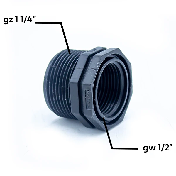 REDUKCJA KRÓTKA GZ-GW 1.1/4''X1/2''