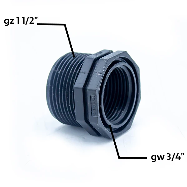 REDUKCJA KRÓTKA GZ-GW 1.1/2''X3/4''