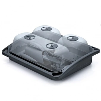 ZESTAW MINI SZKLARNI - RESPANA TABLE TOP SEED STARTER SET-ANTRACYTOWY INST01-S433