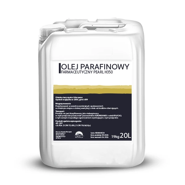 OLEJ PARAFINOWY FARMACEUTYCZNY PEARL H350 20L