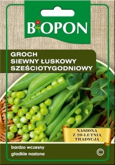 Groch Siewny Łuskowy Sześciotygodniowy Nasiona 40 g Biopon