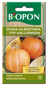 Dynia Olbrzymia Typ Halloween Nasiona 3 g Biopon