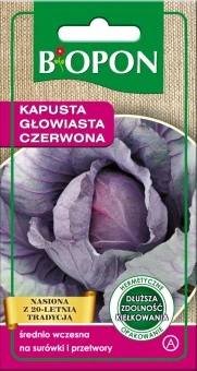 Kapusta Głowiasta Czerwona Nasiona 1 g Biopon