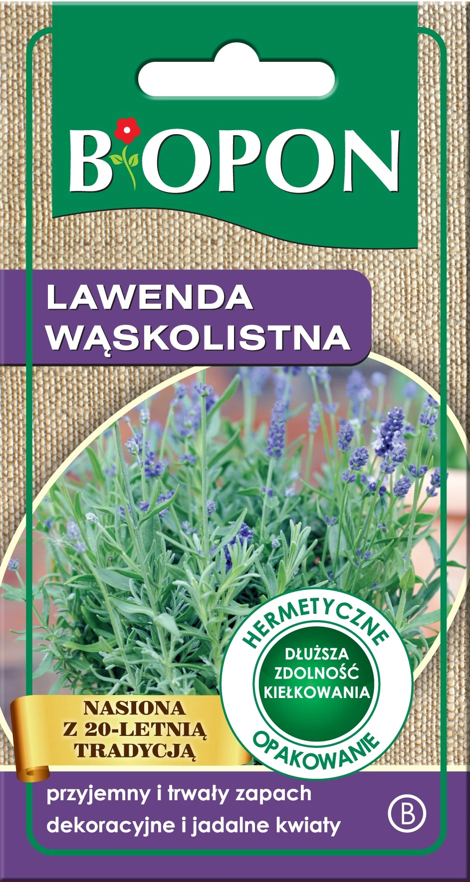 Lawenda Wąskolistna Nasiona 0,2 g Biopon