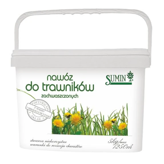 Nawóz do trawników zachwaszczonych OPTYMALNY SKŁAD Sumin 5KG