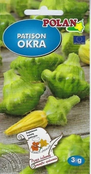 Dynia Zwyczajna - Patison Okra Nasiona 3 g
