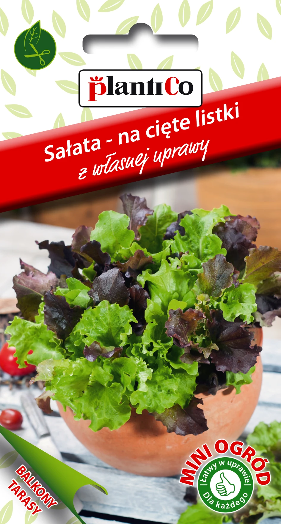 Sałata na Cięte Listki Mieszanka Nasiona 1 g