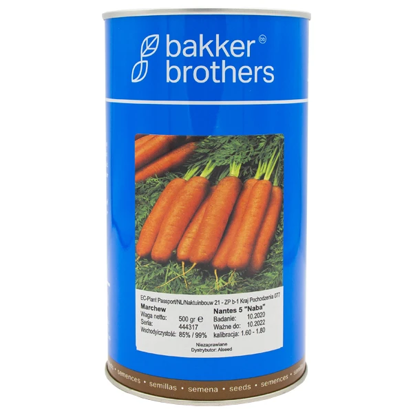 Marchew Nantes 5 Naba Nasiona (1,6-1,8) 500 g 