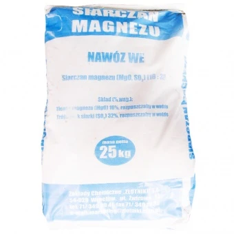 Siarczan Magnezu siedmiowodny ZŁOTNIKI 16MgO+32SO3 25KG