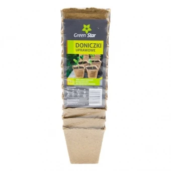 DONICZKI UPRAWOWE 8cm 12 SZT. KWADRAT 