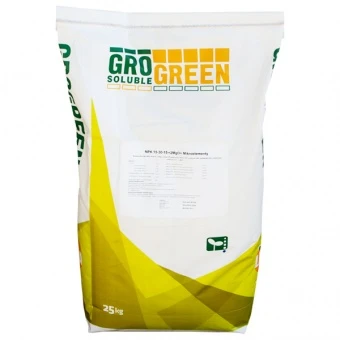 GROGREEN 15-30-15 + 2MgO NPK 25KG NAWÓZ DO FERTYGACJI