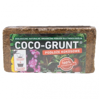 Podłoże kokosowe uniwersalne COCO-GRUNT SPRASOWANY BRYKIET 0,5KG