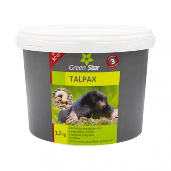 TALPAX 1,2KG  środek zapobiegający wyst. turkocia podjadka i kretów