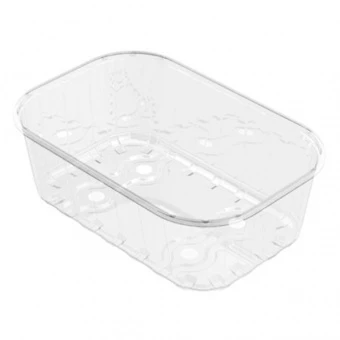 TACKI PLASTIKOWE GUILLIN 250G (F-250/I-49 PET) DÓŁ DO BORÓWKI PROSTOKĄT BEZ WKŁADEK (2300 SZT.)