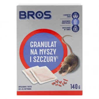 Trutka granulat na myszy i szczury Bros 140 g