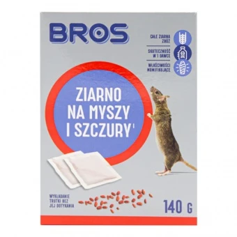 Trutka ziarno na myszy i szczury Bros 140 g