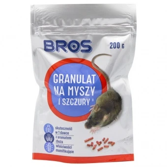 Trutka granulat na myszy i szczury Bros 200 g