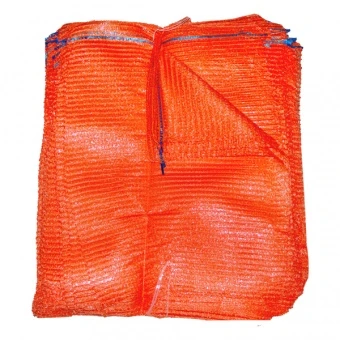 Worki Raszlowe 15KG do cebuli Lenko (60x40 SZEROKIE) 100 sztuk – POMARAŃCZOWE (ORANGE)