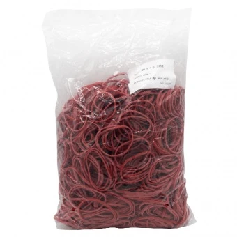 GUMKA RECEPTURKA 1KG CZERWONA 30x1,5 mm