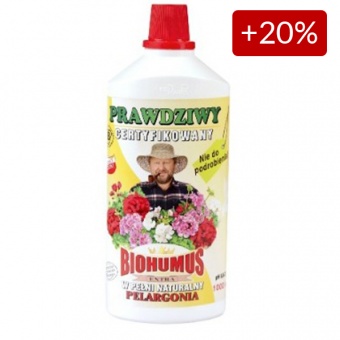 Biohumus Extra Pelargonia 1L +20% gratis