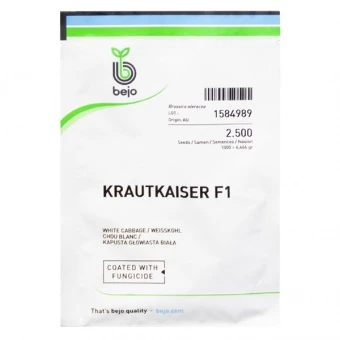 Kapusta Biała Krautkaiser F1 Nasiona 2,5 tys.