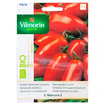 Pomidor szklarniowy i do gruntu S. Marzano 2 BIO 0,5G