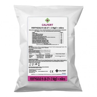 FERTYGOLD 9-18-27+2MgO+mikro nawóz do fertygacji 25KG