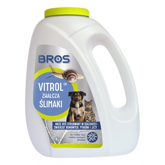 Bros VITROL GB 1KG na ślimaki bezpieczny dla psów i kotów